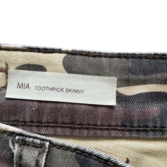 Kut from the Kloth Jeans Camo Moto Pants Womens 4 Mia Toothpick Ankle Skinny - Picture 6 of 16